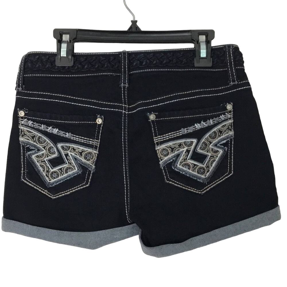 Hydraulic “Emma” Mid Rise Black Shorts